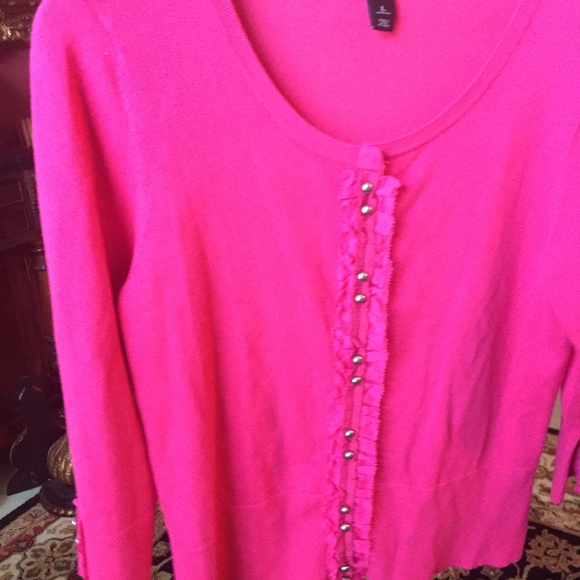 ladies pink cardigan