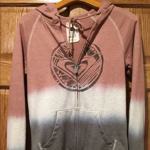 Roxy Lightweight ombré effect hoodie