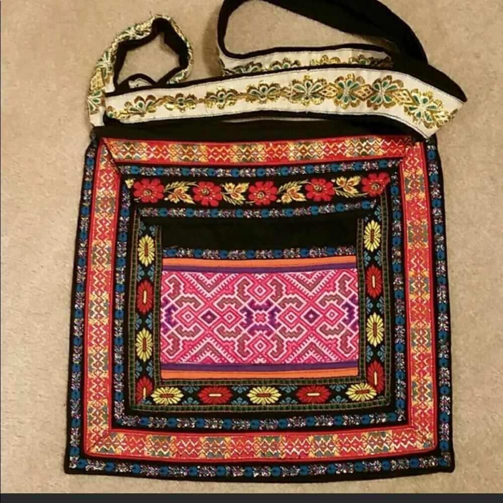 Boho Square Crossbody Bag