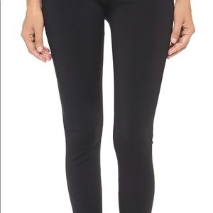 Jbrand cropped black leggings, size xs