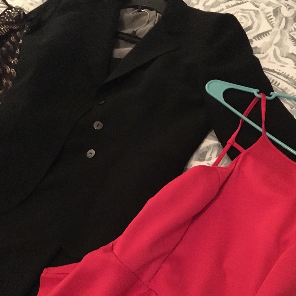 Black Tahari Suit Pants and Jacket