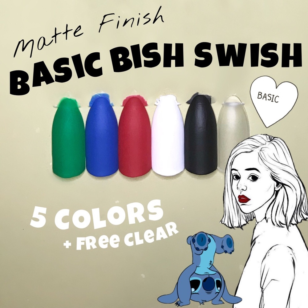 Matte Nail Polish Set ‘Basic Bish Swish’