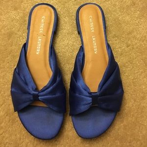 Chinese Laundry Slip On Satin Sandals