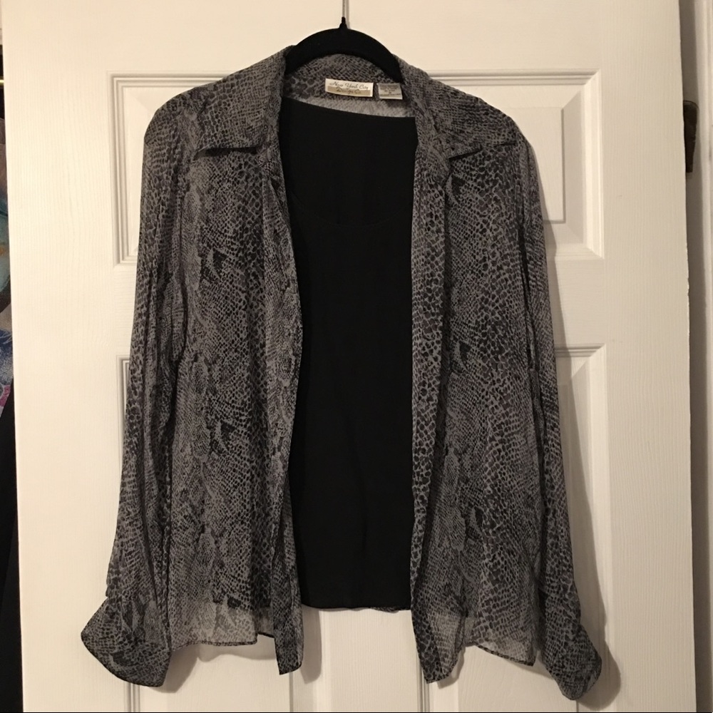 New York City Design Co. Dress Top Long Sleeve