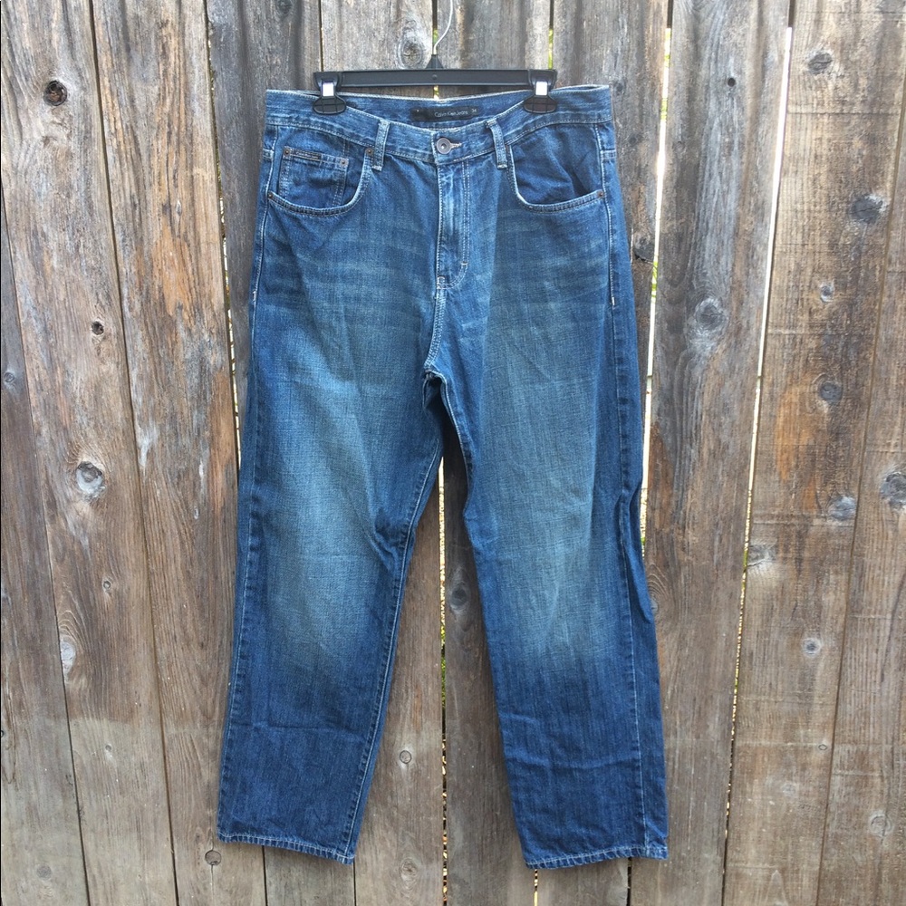 Calvin Klein men's straight leg Denim size 34