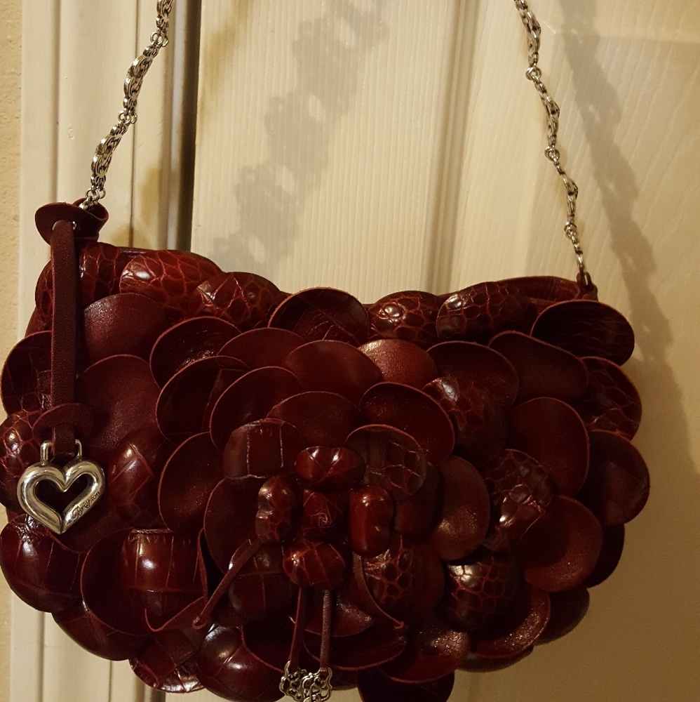 Brighton Roselie Flower Leather Bag!