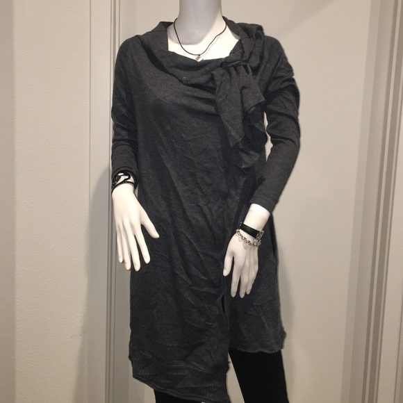 Willow and clay asymmetrical cardigan - Picture 2 of 6