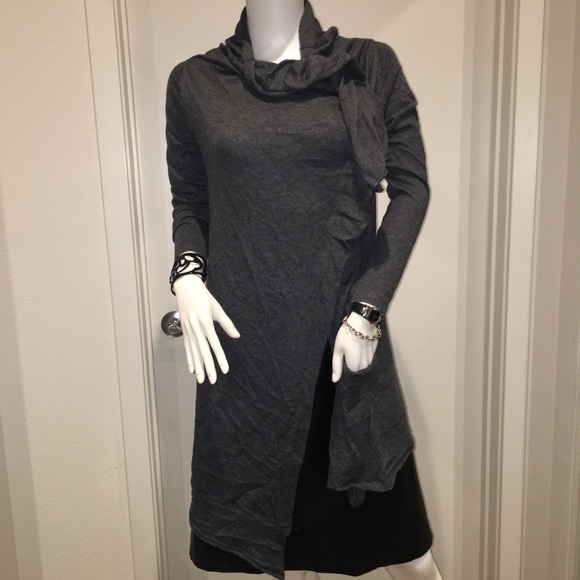 Willow and clay asymmetrical cardigan - Picture 3 of 6