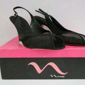 Nina Freya Sandals Genuine Leather Dress Shoe - Si