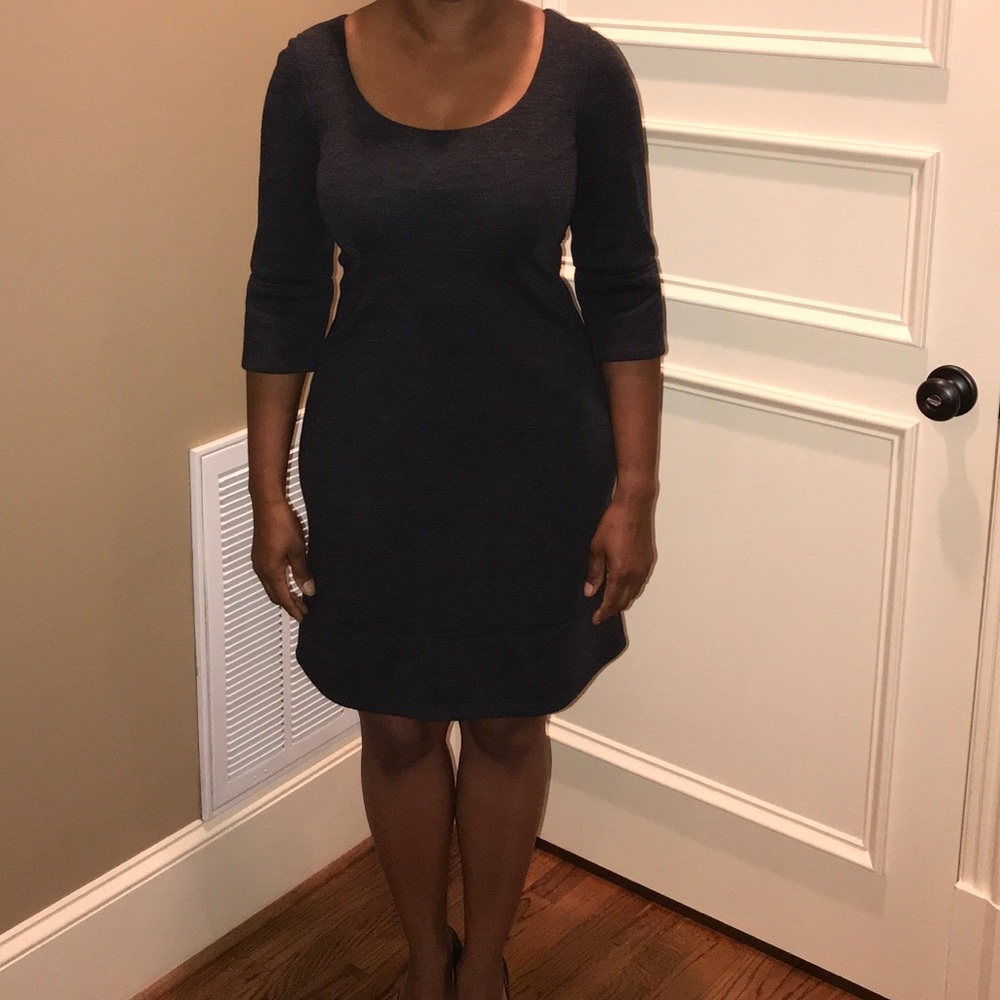 Mac and Jac Charcoal Gray Knit Dress