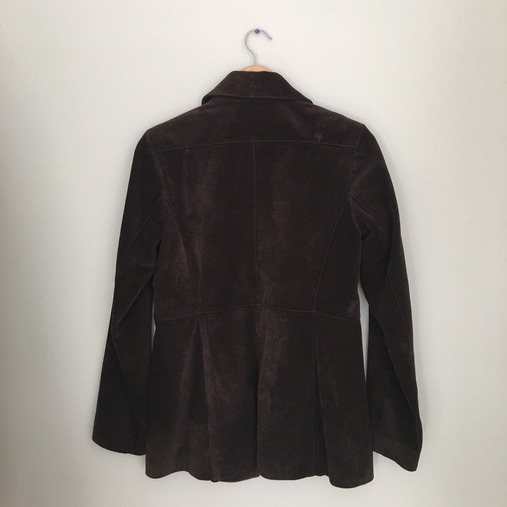 Marc New York Chocolate Suede Jacket - Picture 3 of 6