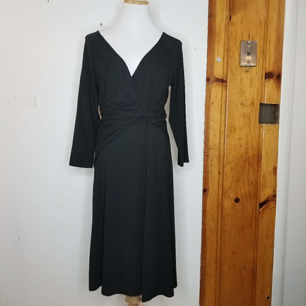 NWT Ann Taylor Faux Wrap/Surplice Dress