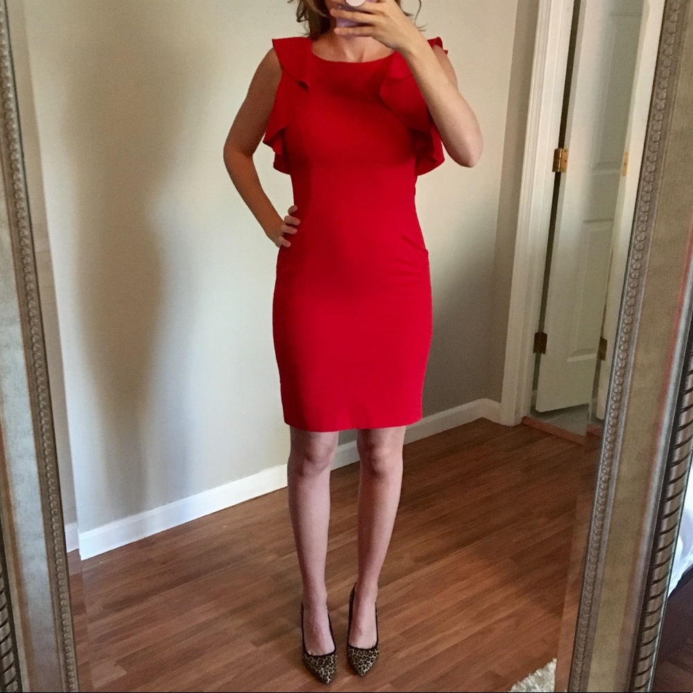 Calvin Klein Red Dress