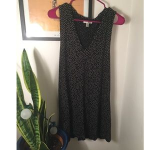Amuse Society black polka dot dress