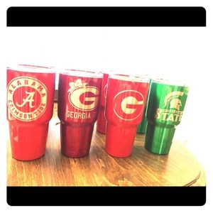 bulldogs,Georgia girl,Bama,state 30oz yeti cups