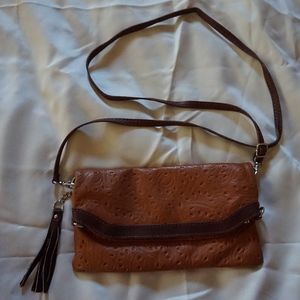 Leather Italian Cross Body Purse