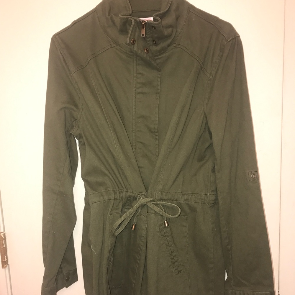 Olive Trench Coat