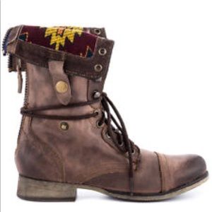 Steve Madden Tribal Flip Combat Boots