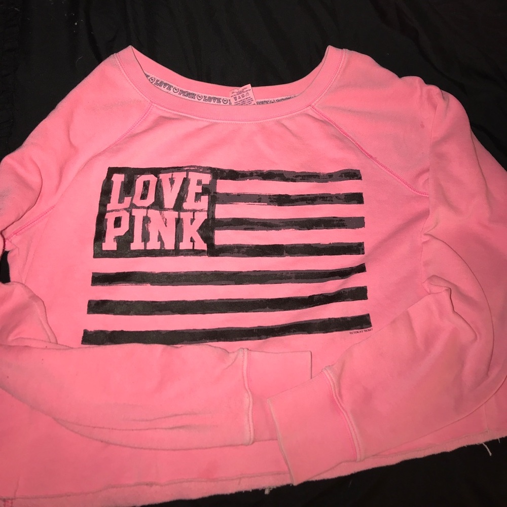 PINK Crop Sweater