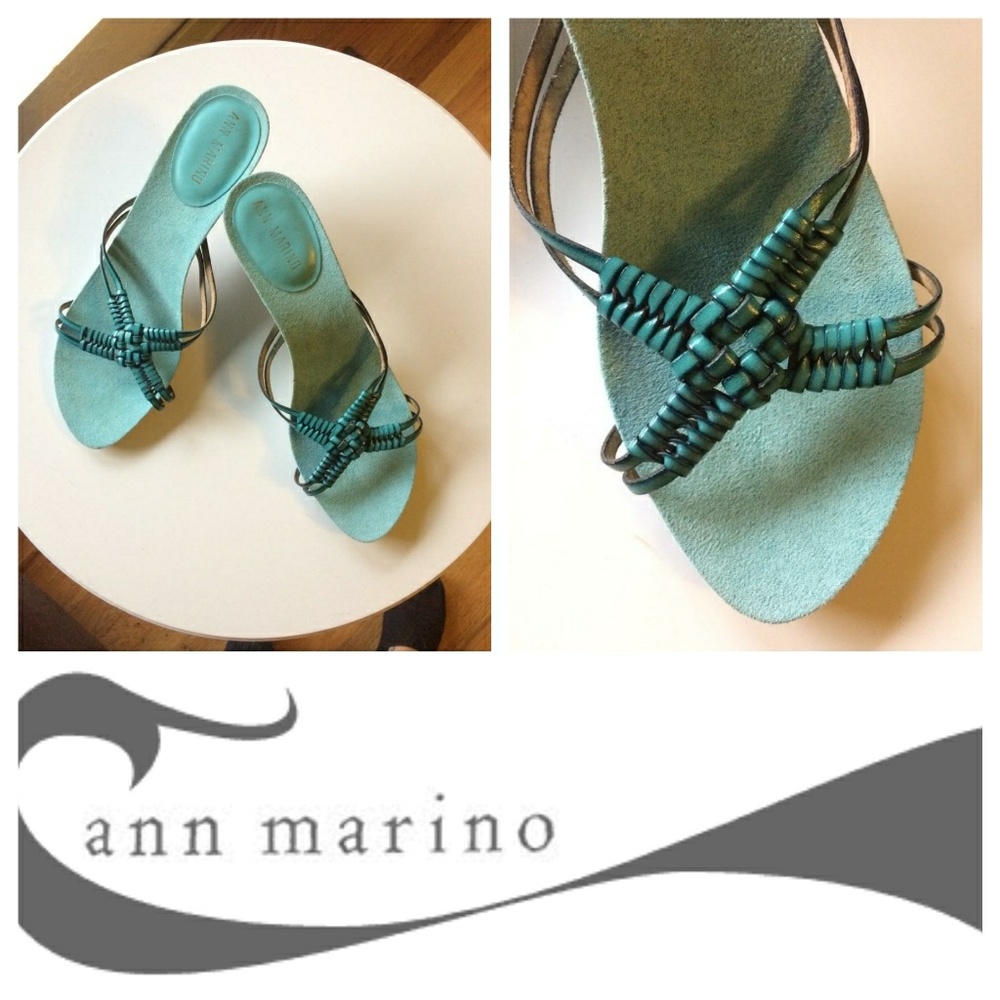 Ann Marino | 8.5 | Turquoise Strappy Heels
