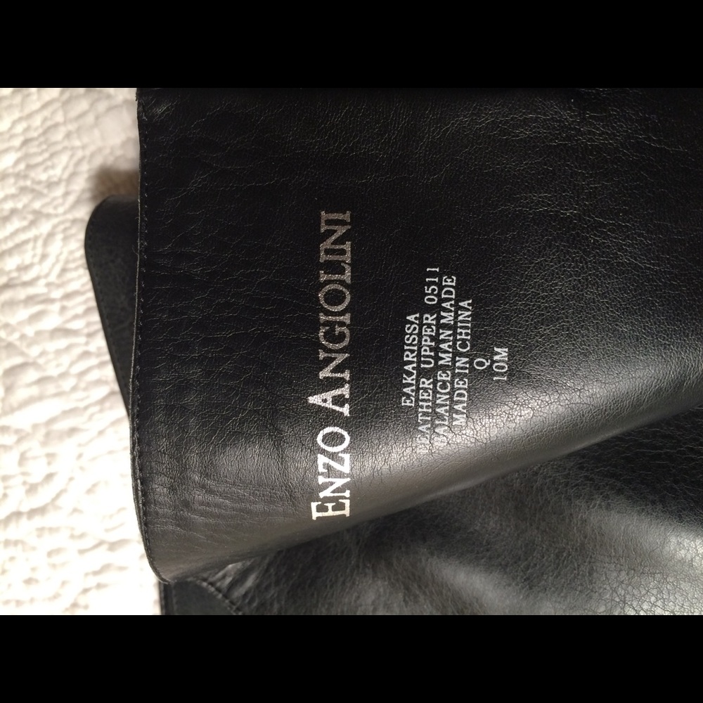 🎄🌟Enzo Angiolini, slate gray high boots🌟Bundle!