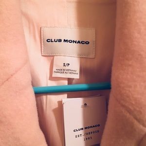 Club Monaco Peacoat in Blush/Pale Pink