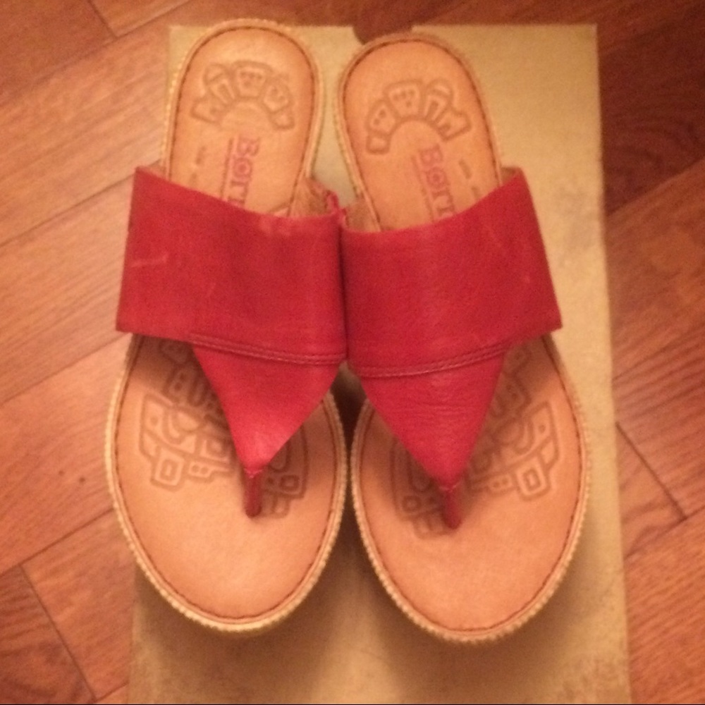 BORN Ayme Wedge Flip Flops