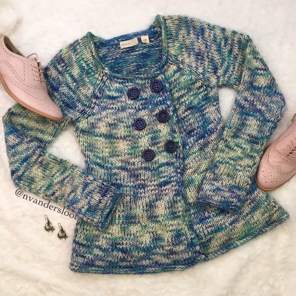 Anthro Sleeping on Snow sweater