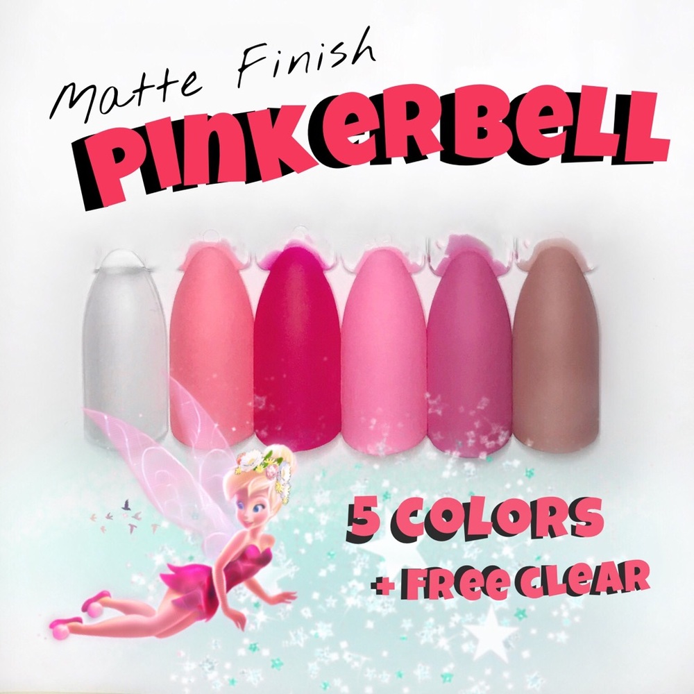 Matte Nail Polish Set ‘Pinkerbell’