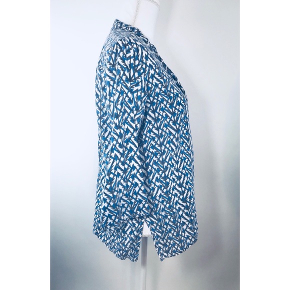 ROBERTA ROLLER RABBIT Blue Tunic Top Size M - Picture 3 of 7