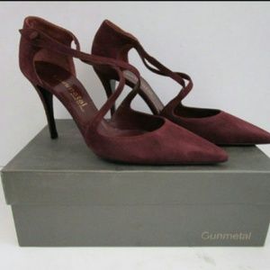 Gumetal Chianti Suede Dress Shoe Made in Italy - S