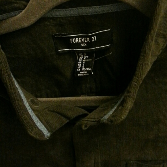 Slim-Fit Corduroy Shirt - Picture 4 of 4