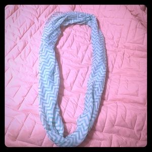 Mint Green Chevron Infinity Scarf