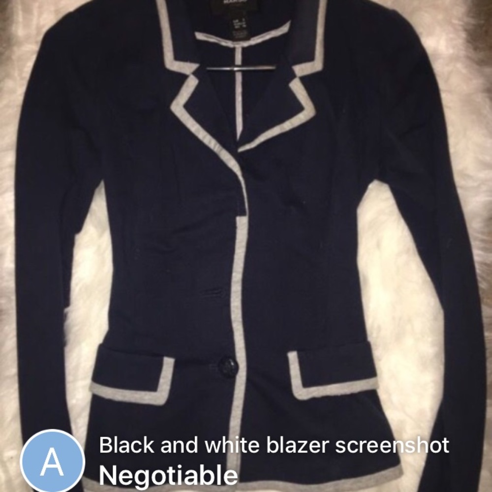 Dark blue dress jacket extra small women's
