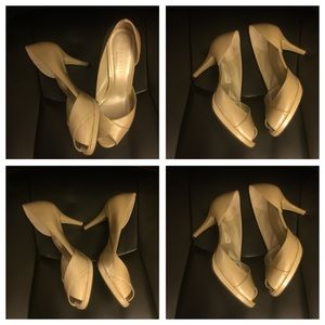 ***Talbots*** Open Toe platform Pump Shoes.