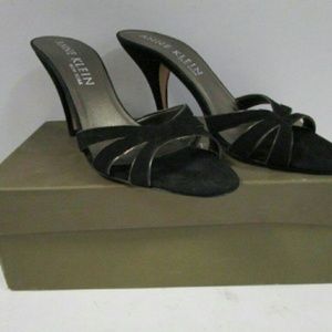 Anne Klein of New York Skye Black Suede Shoes Made