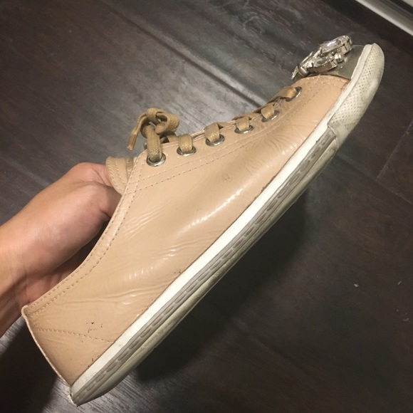 Miu miu crystal embellished sneakers - Picture 7 of 7