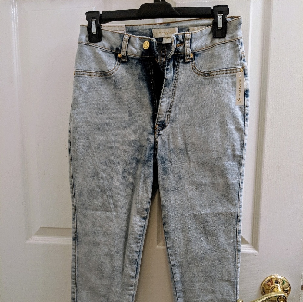 Nicki Minaj High-rise capri jeans - size 7/8