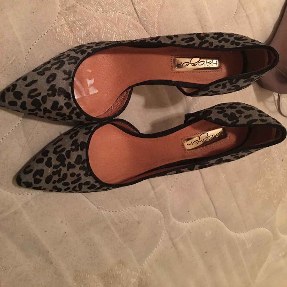 Halogen animal print new  shoes