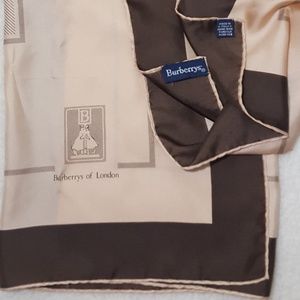 Classic Burberrys of London Silk Scarf