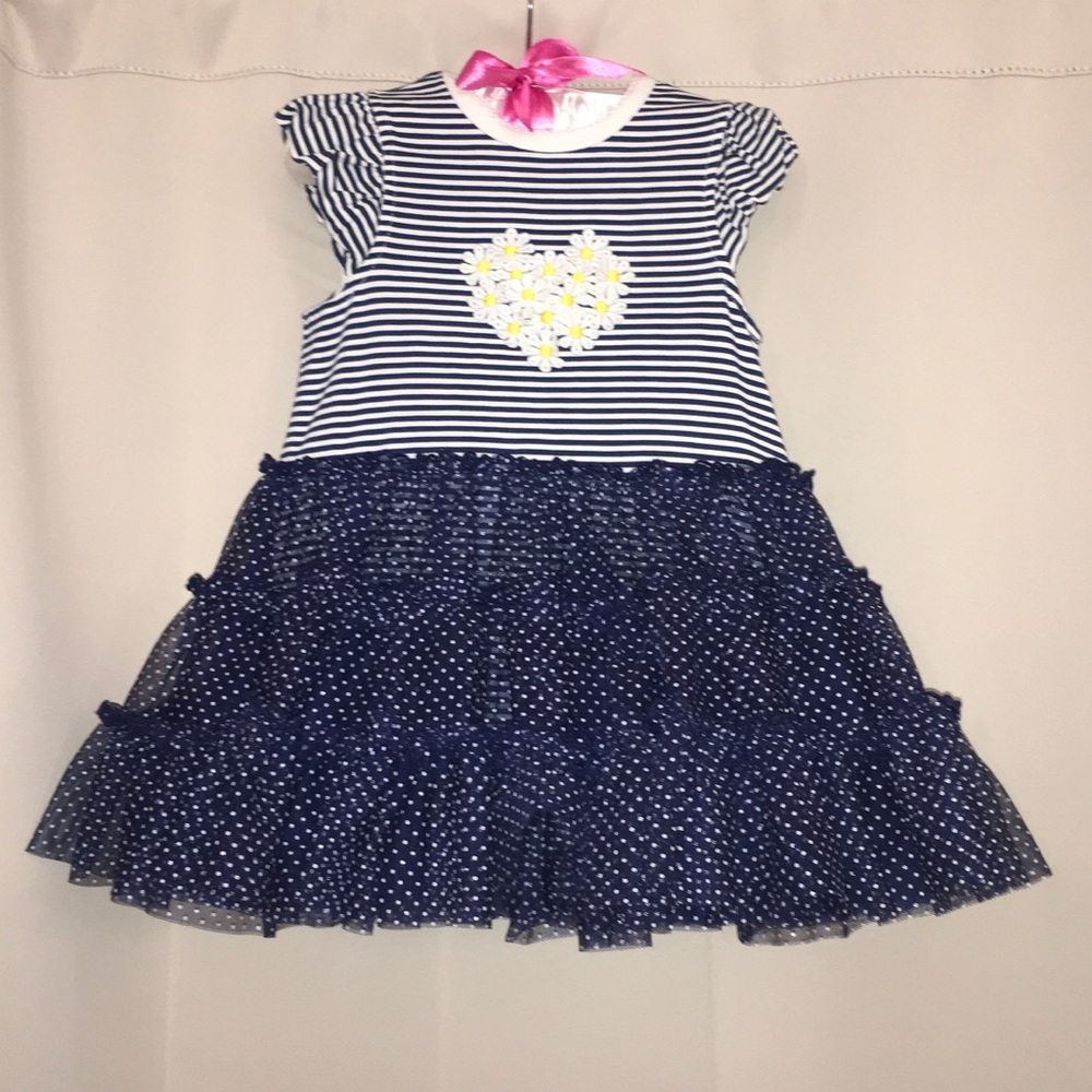 Gifted: 🌼 Little Me - Striped & Polka-dot Dress