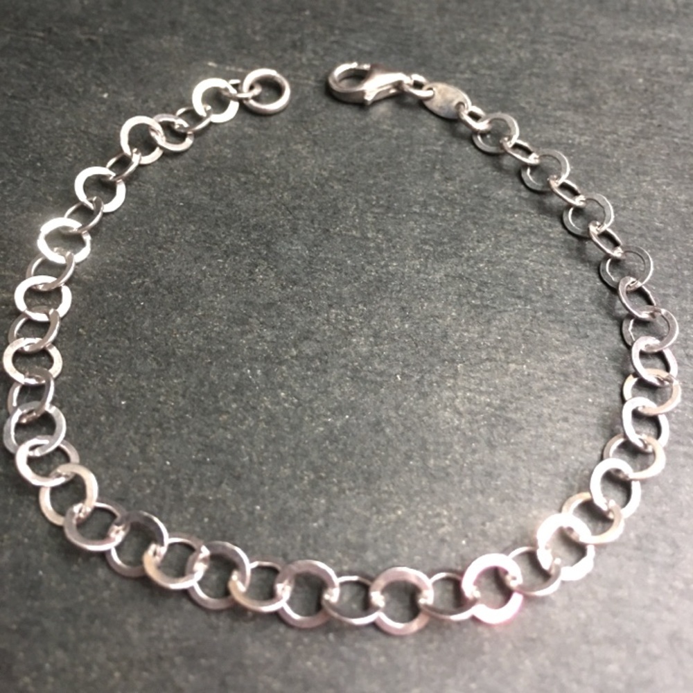 925 Sterling Silver Rings For Charms Link Bracelet