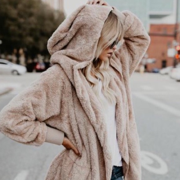 🌲SOLD OUT🌲Loose Fleece Cardigan - Picture 5 of 8