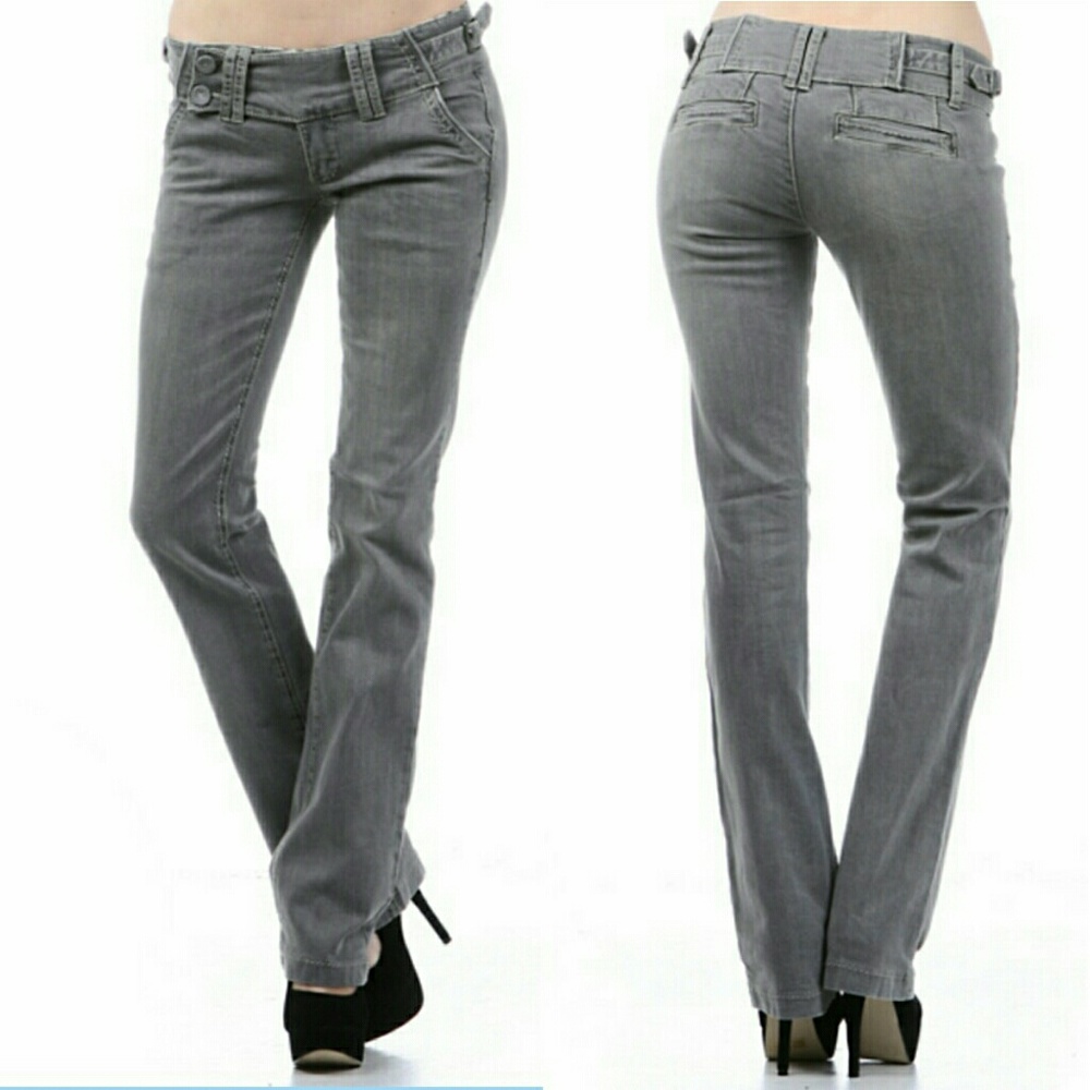 Gray Bootcut jeans