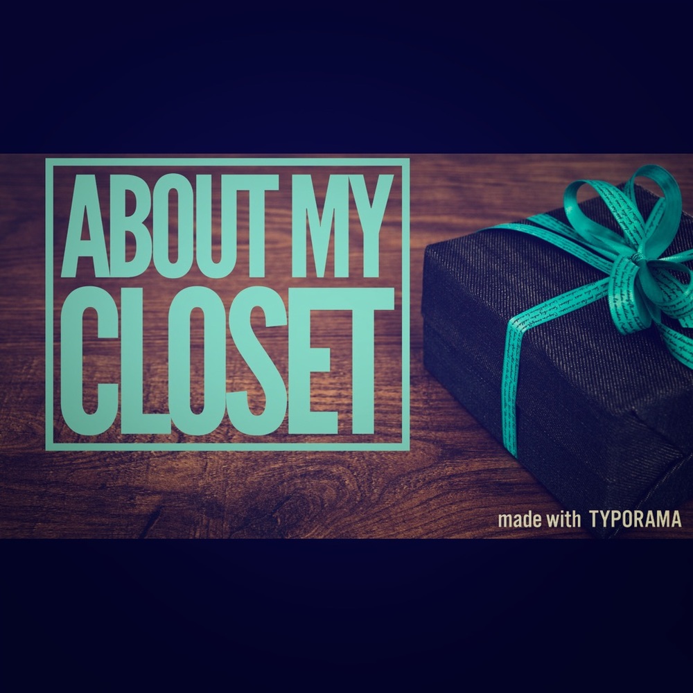 About my closet 💕