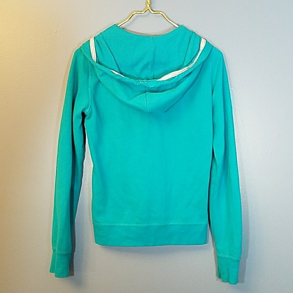 AEROPOSTALE Teal zip up hoodie - Picture 3 of 4