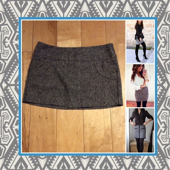 🌺 DARK GRAY SHORT MINI SKIRT TRENDY CASUAL BOHO - Picture 1 of 8