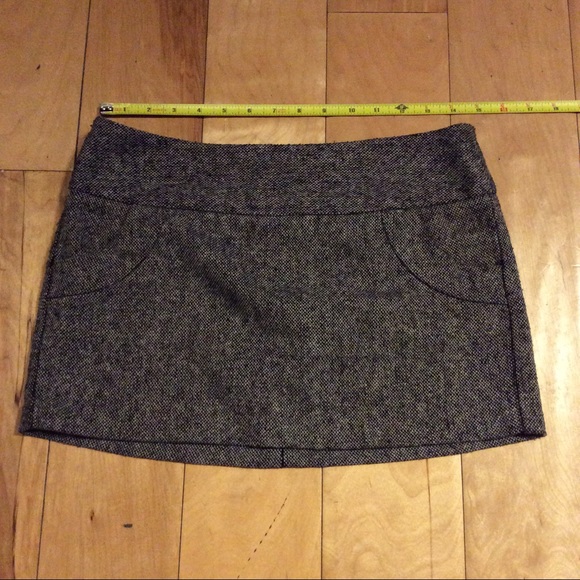 🌺 DARK GRAY SHORT MINI SKIRT TRENDY CASUAL BOHO - Picture 3 of 8