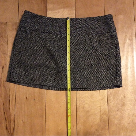 🌺 DARK GRAY SHORT MINI SKIRT TRENDY CASUAL BOHO - Picture 6 of 8