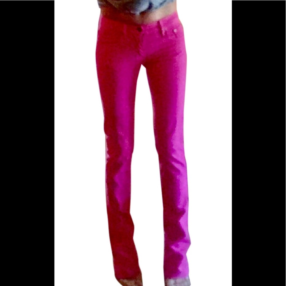 Rare bootcut w/large neon polo insignia pocket - Picture 3 of 8